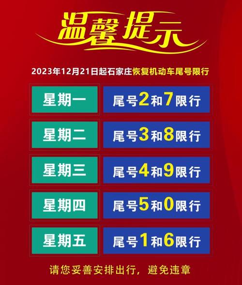 石家庄节假日限号吗/石家庄节假日限号吗?-第2张图片 石家庄节假日限号吗/石家庄节假日限号吗?-第2张图片