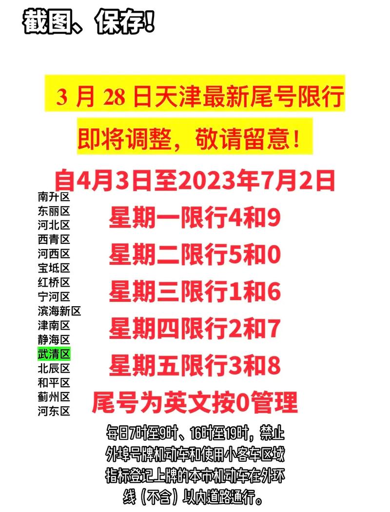 天津小客车限号/天津小客车限号时间表最新-第1张图片 天津小客车限号/天津小客车限号时间表最新-第1张图片