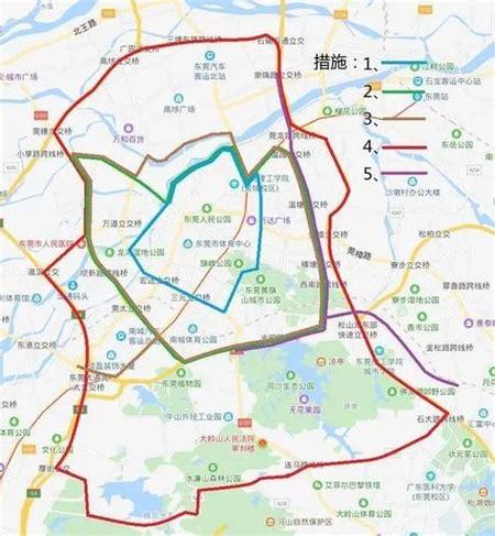 东莞松山湖货车限行图/东莞松山湖限货车通行证怎么办理的