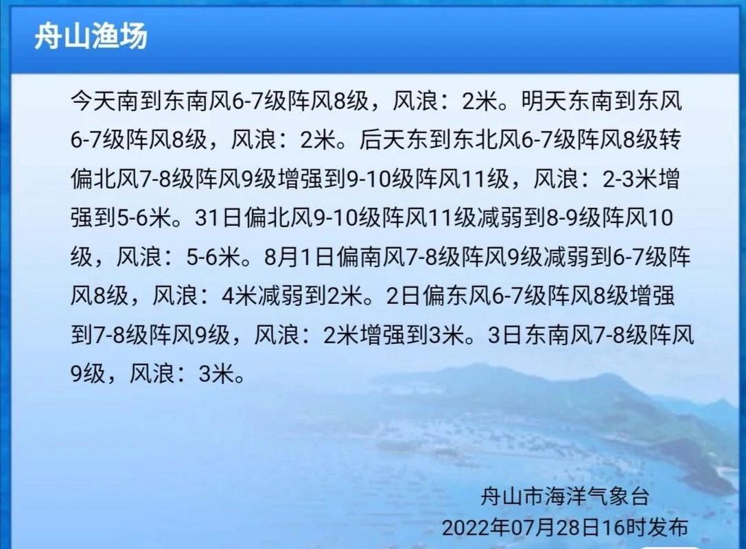 【舟山天气预报一周/浙江普陀山未来15天天气预报】-第5张图片 【舟山天气预报一周/浙江普陀山未来15天天气预报】-第5张图片