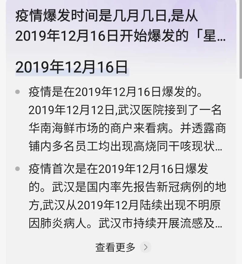 疫情开始时间是几月几日,2019新冠疫情开始时间是几月几日-第6张图片 疫情开始时间是几月几日,2019新冠疫情开始时间是几月几日-第6张图片