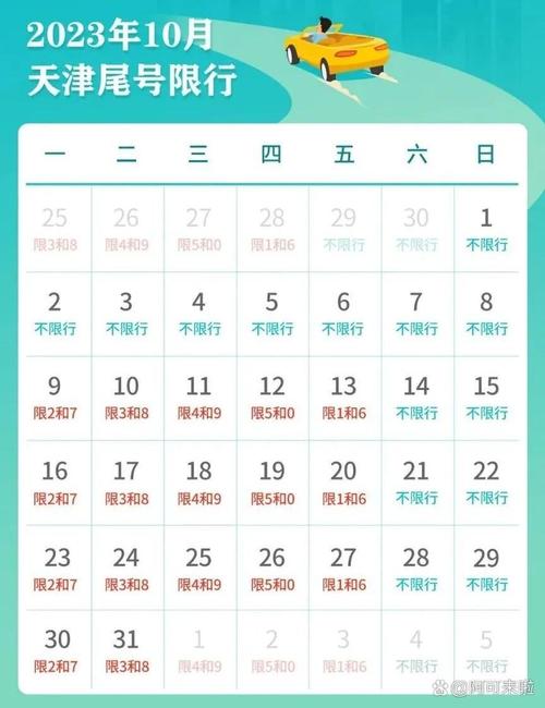 天津限号10月份,天津限号10月份限号2024外地车-第7张图片 天津限号10月份,天津限号10月份限号2024外地车-第7张图片