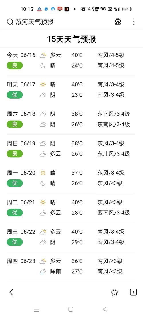 【漯河市天气预报/漯河市天气预报30天查询百度】-第3张图片 【漯河市天气预报/漯河市天气预报30天查询百度】-第3张图片