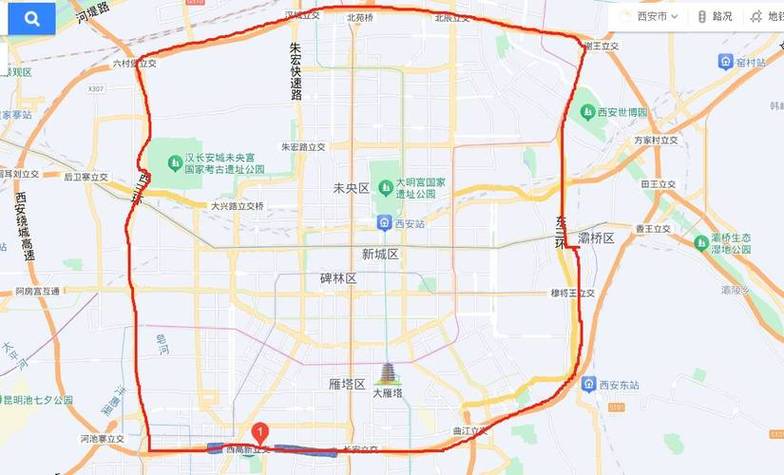 西安限号区域范围-西安限号区域范围地图全图高清