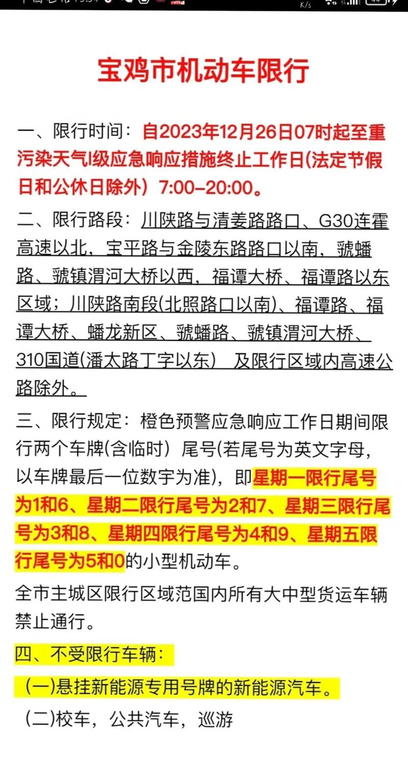 宝鸡限号吗-宝鸡限号吗2024-第4张图片 宝鸡限号吗-宝鸡限号吗2024-第4张图片