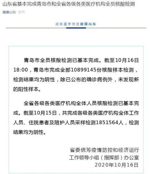 【今日青岛疫情/青岛今日疫情头条新闻】-第2张图片 【今日青岛疫情/青岛今日疫情头条新闻】-第2张图片