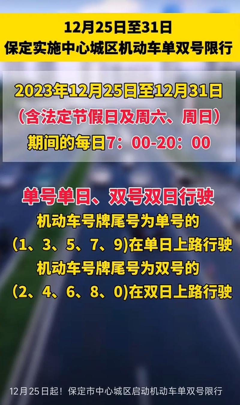 关于“保定最新限号”你不知道的事