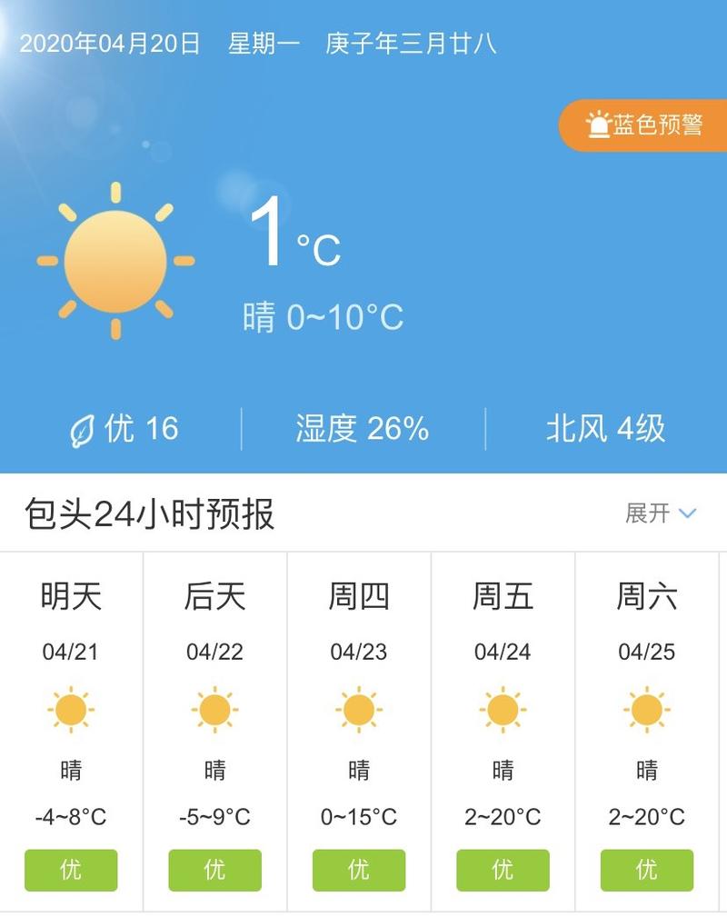 包头天气预报-包头天气预报一周 7天-第3张图片 包头天气预报-包头天气预报一周 7天-第3张图片