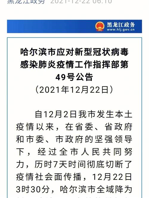 哈尔滨疫情最新消息,哈尔滨疫情最新消息2023-第6张图片 哈尔滨疫情最新消息,哈尔滨疫情最新消息2023-第6张图片