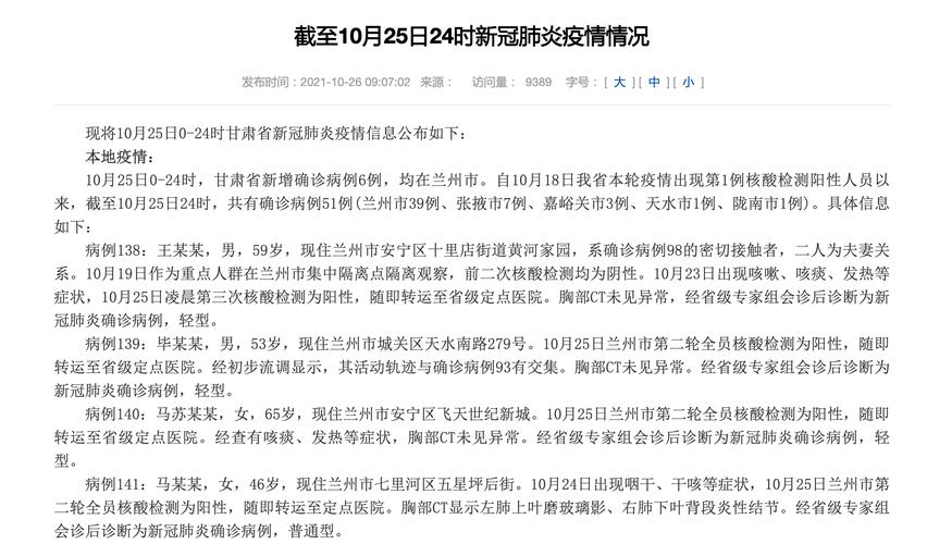 兰州疫情解除,兰州疫情结束时间-第3张图片 兰州疫情解除,兰州疫情结束时间-第3张图片